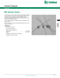 Datasheet V18MA1A manufacturer Littelfuse