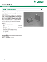 Datasheet V321DB40 производства Littelfuse