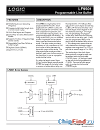 Datasheet LF9501JC25 manufacturer Logic Devices