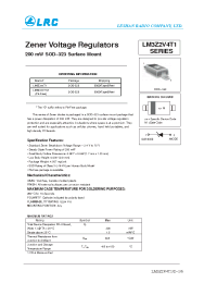 Datasheet LM3Z10VT1 manufacturer Leshan Radio