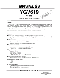Datasheet YGV619 manufacturer LSI