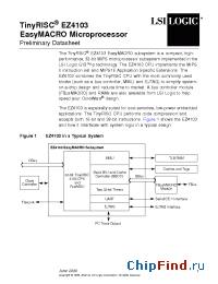Datasheet EZ4103 manufacturer LSI Logic
