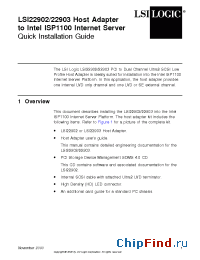 Datasheet LSI22902 manufacturer LSI Logic