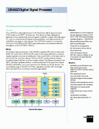 Datasheet LSI402Z manufacturer LSI Logic