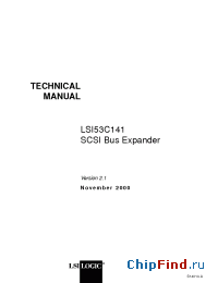 Datasheet LSI53C141 manufacturer LSI Logic