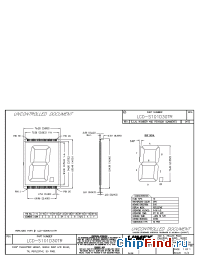 Datasheet LCD-S101D30TR manufacturer Lumex
