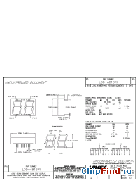 Datasheet LDD-A816RI manufacturer Lumex