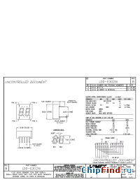 Datasheet LDD-E302NI manufacturer Lumex