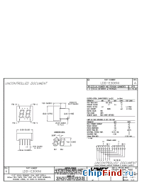 Datasheet LDD-E306NI manufacturer Lumex