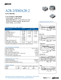 Datasheet A28-2 производства M/A-COM