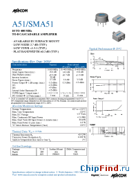 Datasheet A51 производства M/A-COM