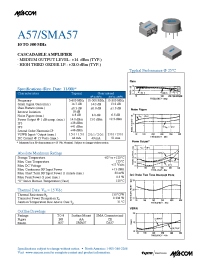 Datasheet A57 производства M/A-COM