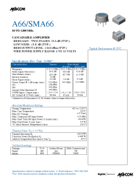 Datasheet A66 производства M/A-COM