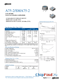 Datasheet A75-2 производства M/A-COM