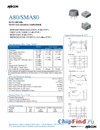Datasheet A80 производства M/A-COM