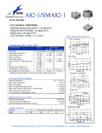 Datasheet A82-1 производства M/A-COM