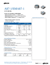 Datasheet A87-1 производства M/A-COM