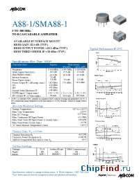 Datasheet A88-1 производства M/A-COM