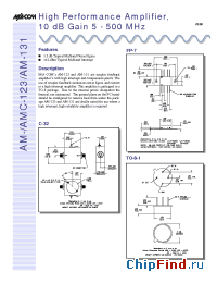 Datasheet AM-131 производства M/A-COM