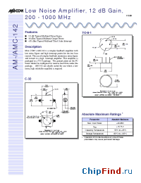 Datasheet AM-142 производства M/A-COM