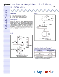 Datasheet AM-143 производства M/A-COM