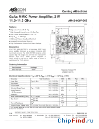 Datasheet AM42-0007-DIE производства M/A-COM