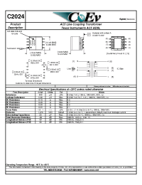 Datasheet C2024 производства M/A-COM