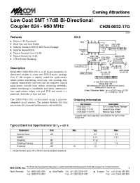Datasheet CH20-0032-17G manufacturer M/A-COM