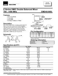 Datasheet EMD40-900L manufacturer M/A-COM