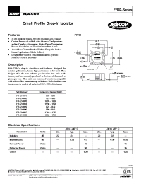Datasheet FR42-0002 manufacturer M/A-COM