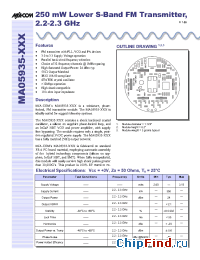 Datasheet MA05935-048 manufacturer M/A-COM