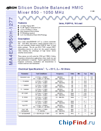 Datasheet MA4EXP950H-1277 manufacturer M/A-COM