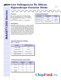 Datasheet MA4ST1340 производства M/A-COM