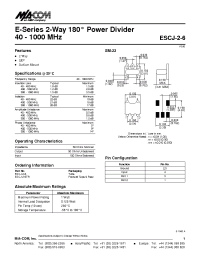 Datasheet NJG1516KC3-C6 производства M/A-COM
