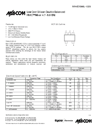 Datasheet NJG1556KB2-C1 производства M/A-COM
