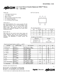 Datasheet NJG1557KB2-C4 производства M/A-COM