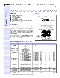Datasheet SA90-0001 производства M/A-COM