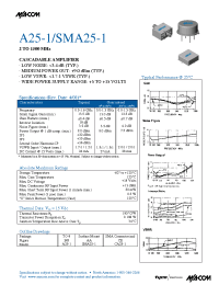 Datasheet SMA70-2 производства M/A-COM