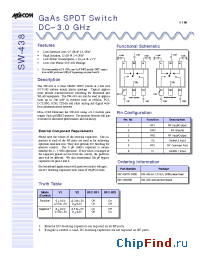 Datasheet SW-438SMB manufacturer M/A-COM