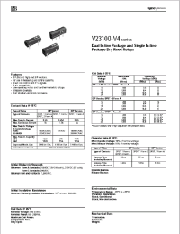 Datasheet V23100-V4015C001 manufacturer M/A-COM
