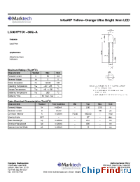 Datasheet LC307PYO1-30Q-A производства Marktech