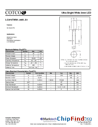 Datasheet LC374TWN1-65H-A1 производства Marktech