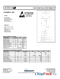 Datasheet LC503NPG1-30P производства Marktech