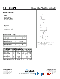 Datasheet LO566TYL2-60H производства Marktech