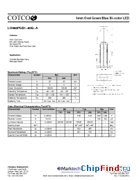 Datasheet LO568PGB1-80Q-A производства Marktech