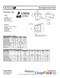 Datasheet LP377AYL1-40G производства Marktech