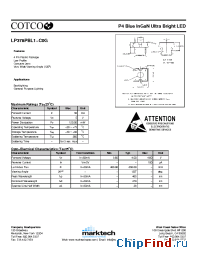 Datasheet LP378PBL1-C0G производства Marktech