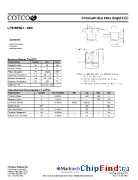 Datasheet LP379PBL1-C0G производства Marktech