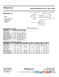 Datasheet MT1064S15-G производства Marktech