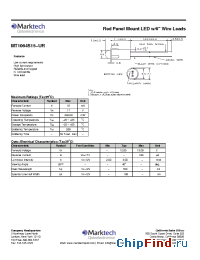 Datasheet MT1164GS4-RG производства Marktech
